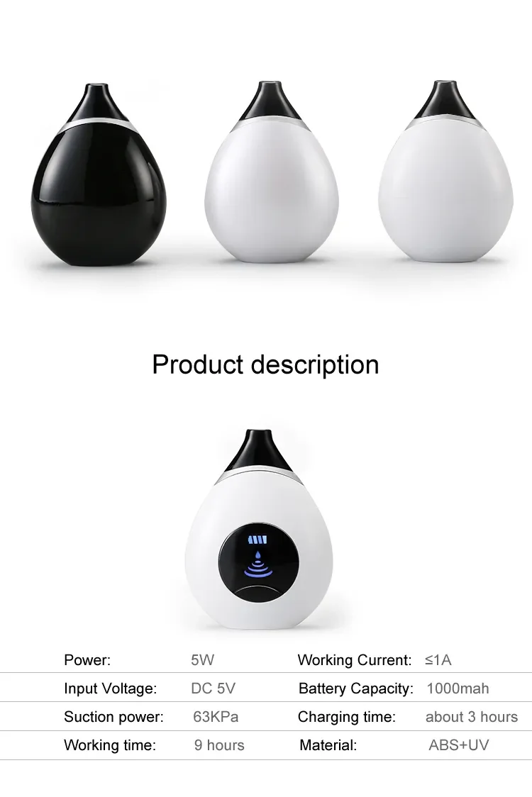 gent deep soft clean Rechargeable face clean 3 Adjustable Suction  Blackhead Remover Face Pore Cleaner Blackhead Vacuum at home