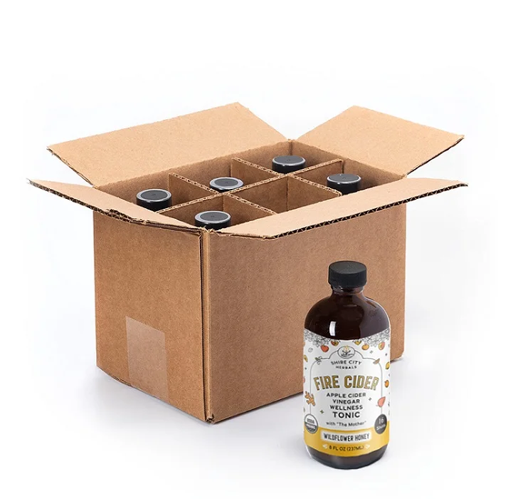 
Hot Selling 6pk 8oz Wildflower Honey Fire Cider Alcoholic Drink 
