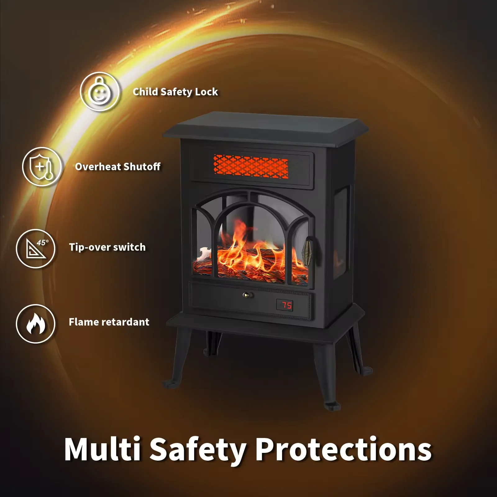 hot selling Good 220v Electric Fireplaces Cheap Fireplace