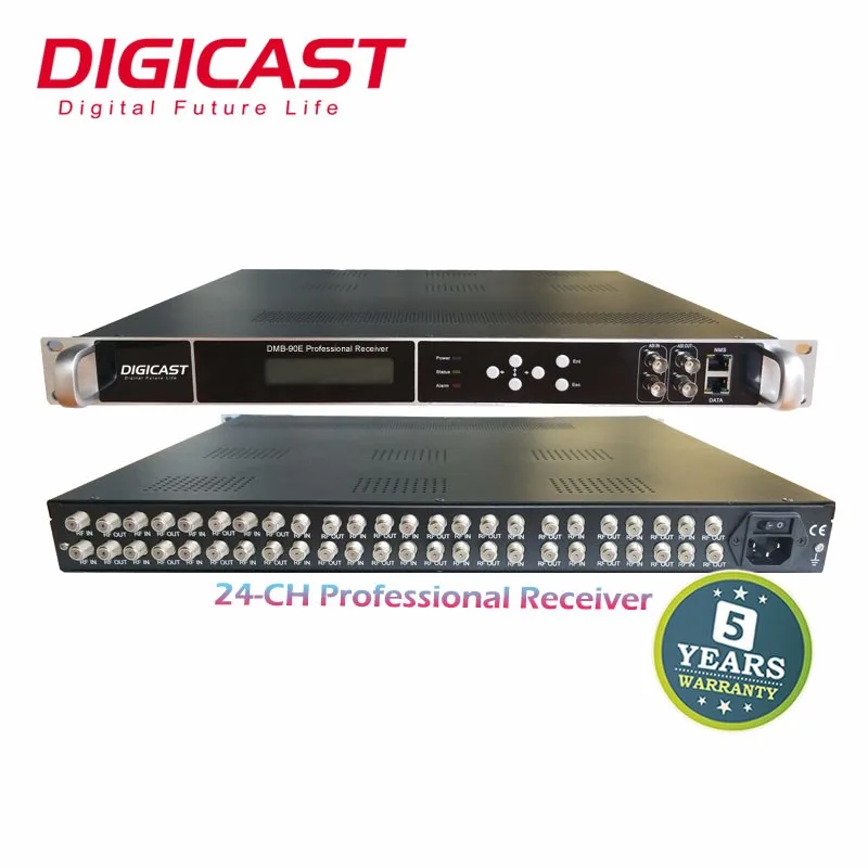 8/16 Channels Multiplexer IP Decoder Professional Satellite Receiver Digital TV Broadcasting Equipment