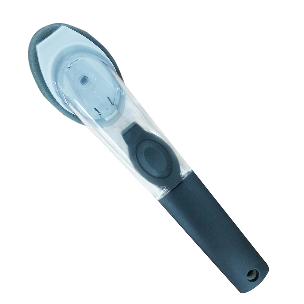 Soft grip soap dispensing dish brush kitchen Scrub Soap Dispenser brush replaceable sponge