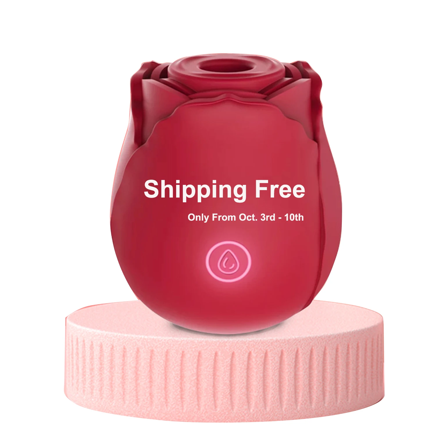 MOQ 5 PCS Adult Sex Rose Toy 2021 Vibrator For Women Sucking Vibrator Breast Massage With 10 Functions  Rose Vibrator for women