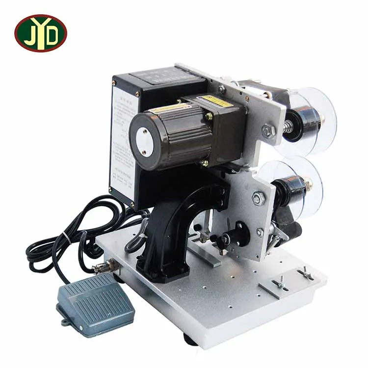 JDY Factory Price Manufacturer Hand Pressure  HP-241B Color Ribbon Stamping Label Date Coding Foil Printing Machine