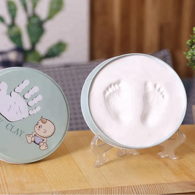 Baby Keepsake Framesfor Handprint and Footprint Kit Unique baby gift Contains nontoxic clay DIY