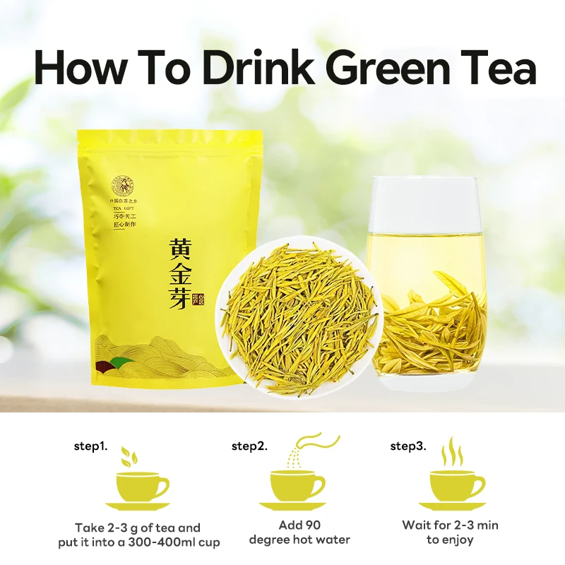 chinese manufacturer high quality retail green tea slimming natural golden green tea bag