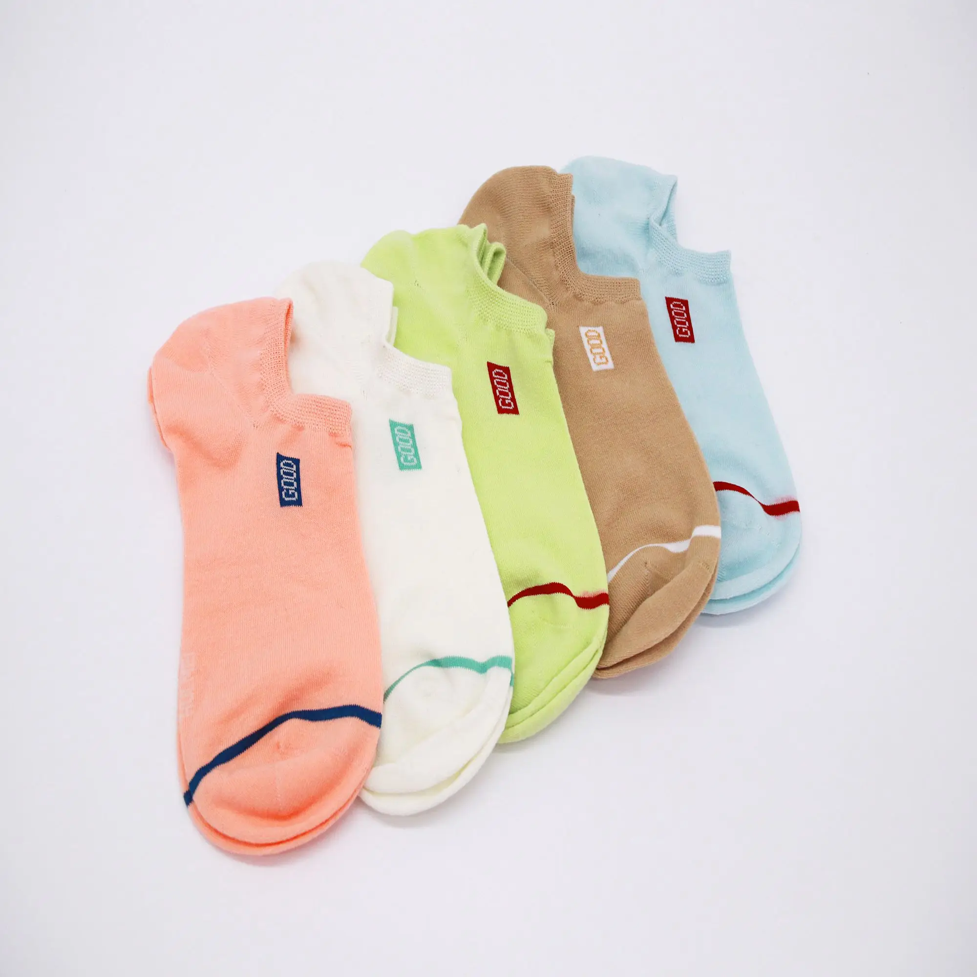 New Wholesale Cheap Hot Sale Summer plain Woman Slouch Ankle Socks for lady