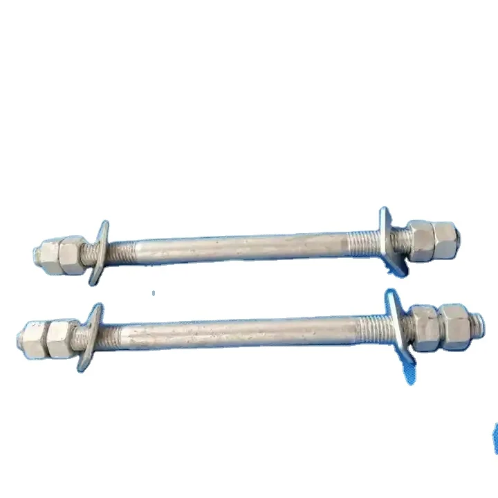 Hot Dip Galvanized Steel Electrical Bolt and Nut/ High Quality Bolt and Nut/ Fastener/ Pole Line Hardware