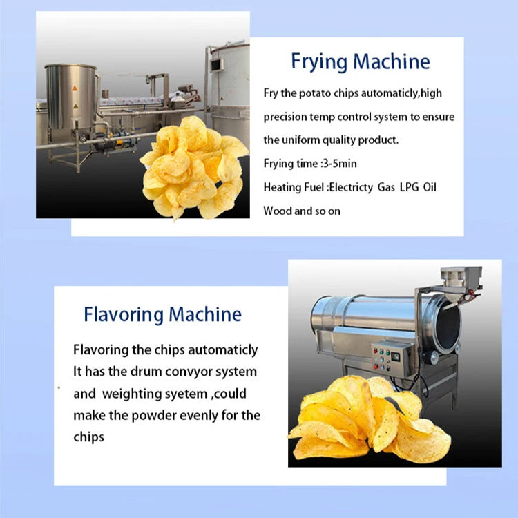 200KG Banana Cassava Potato sweet potato plantain banana chips production line