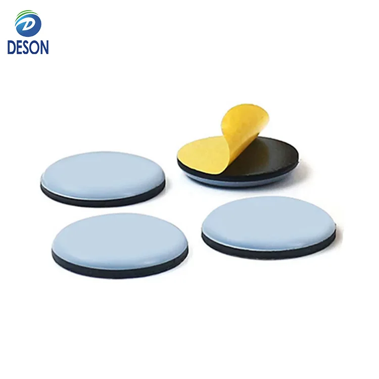 Deson furniture sliders 20pcs 1inch Square Furniture Glides with Nail for Carpet Tile Hardwood