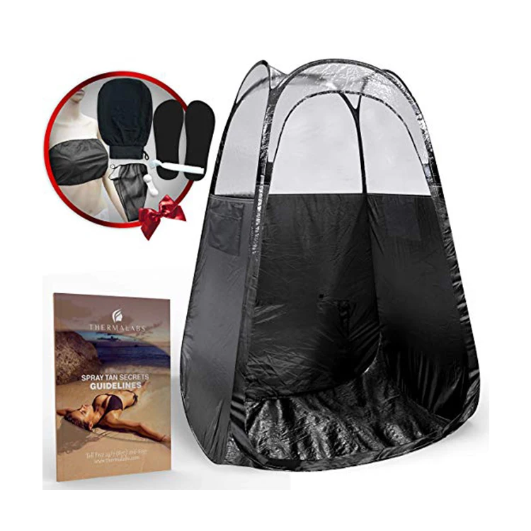 Wholesale Double Layers Pop Up Tent Waterproof Pop Up Spray Tan Portable Tent
