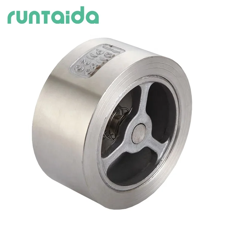 PN25 DN65 non return stainless steel 304 one way wafer type check valve