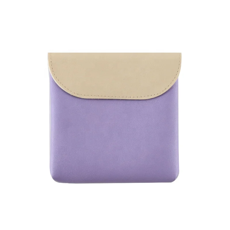 Multi-functional Sanitary Napkin Pad Pouch PU Leather Tampon Storage Bag Travel Cosmetic Bag for Keys Lipstick Coins Cards