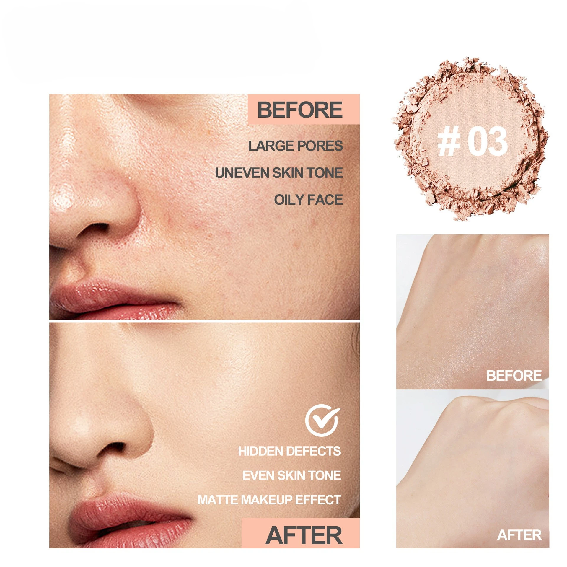Private Label Face Highlighter Makeup Bronzer Contour Highlighter Palette Vegan Cosmetics 8 Colors  Shimmer Highlight Powder