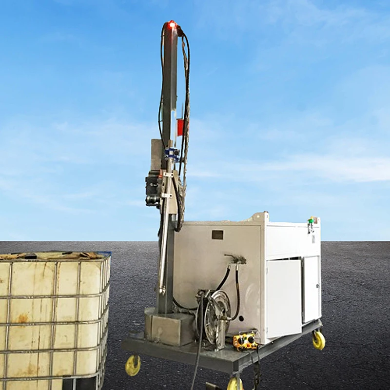 150bar IBC Tank Cleaning Automatic High Pressure Water Jet Cleaner Hydro Blasting Machine