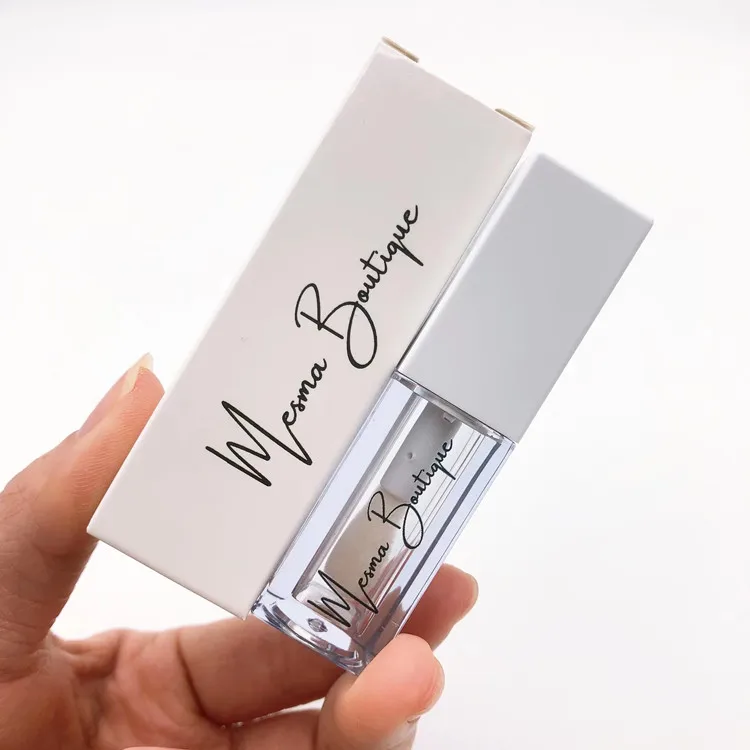 Beautiful lip color tube round tube square tube custom logo cosmetic bottle wholesale