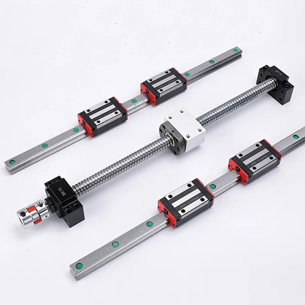 SFU1605 set: SFU1605 rolled ball screw C7 with end machined + 1605 ball nut + nut housing+BK/BF12 end support + coupler RM1605