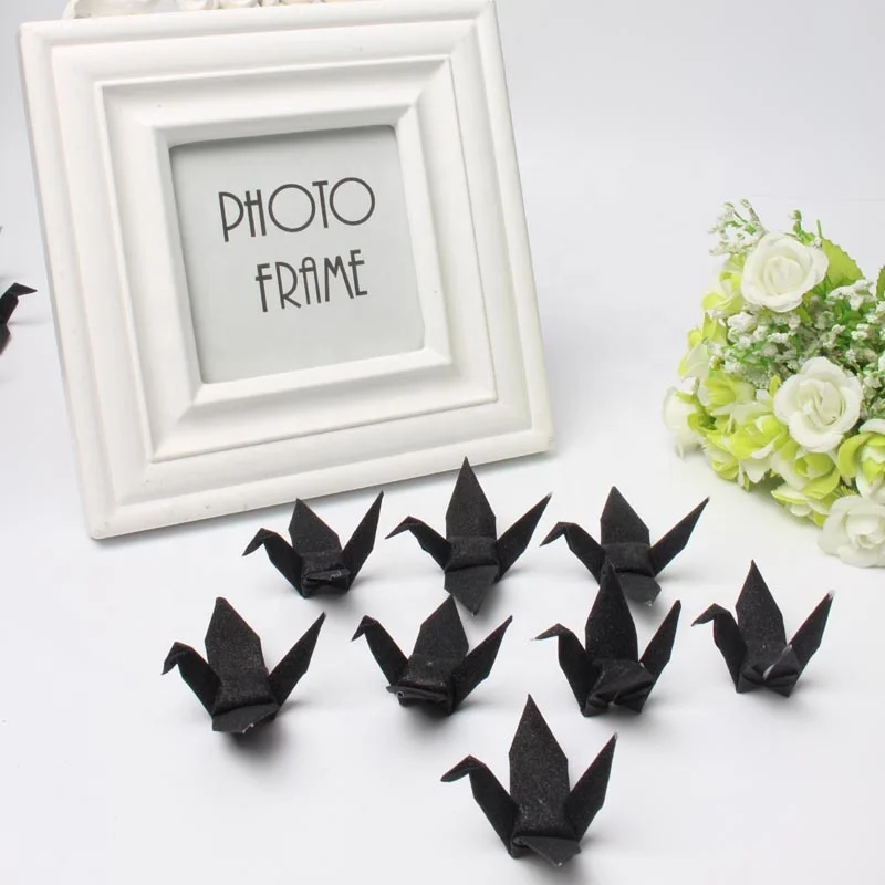 Best Home Decor Gift Black Thousand Paper Crane for Sale
