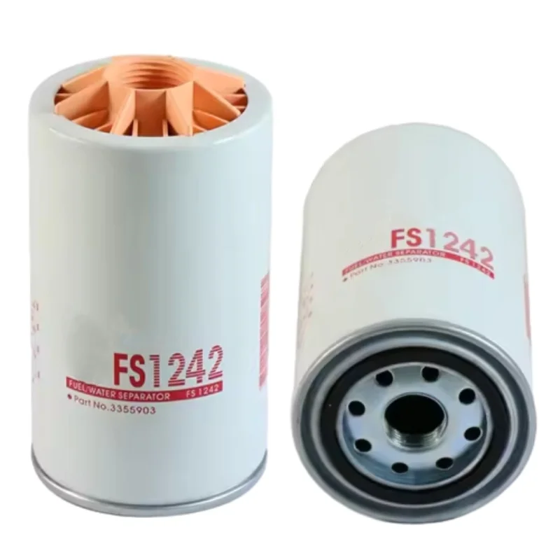 Aftermarket FUEL WATER SEPARATOR FILTER Fleetguard FS1242 for HYUNDAI HL740-7A HL757-7A HL757-9 HL757-9A HL757 TM-7A