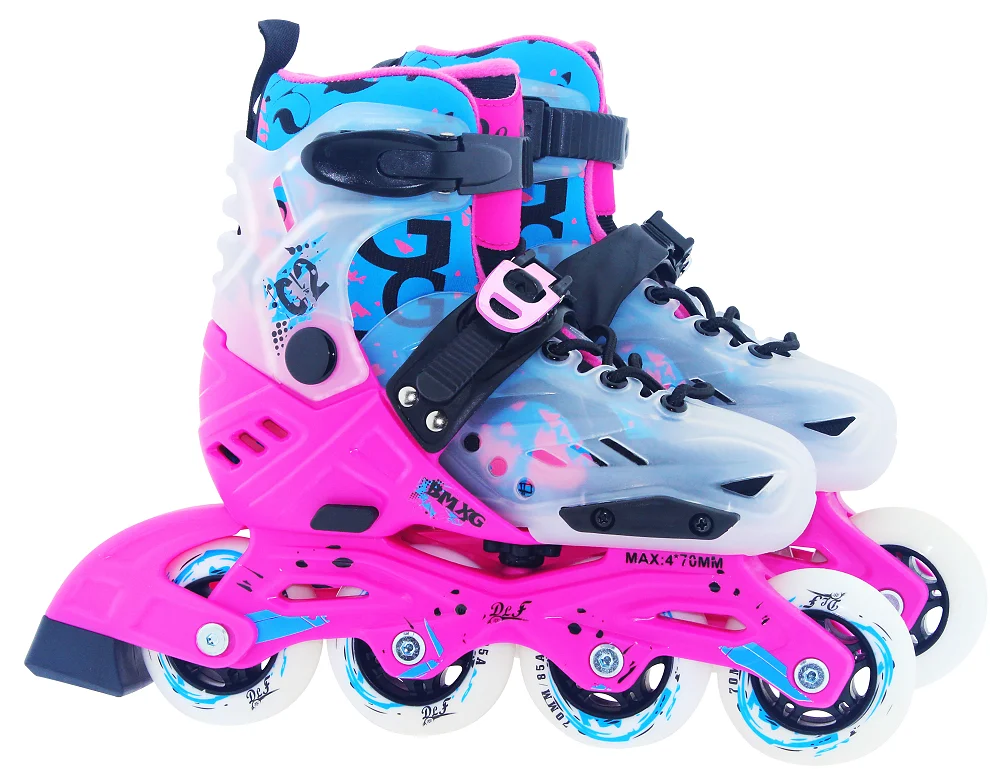 Four freeline skates wheel inflatable skates  rack derby roller  skate shoes patines en linea
