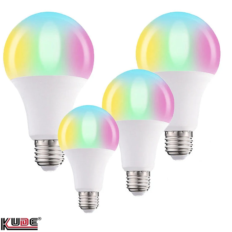 Оптовая продажа светодиодная лампа rgb e27 интеллектуальная