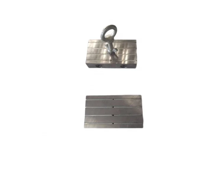 2022 New design 1000kg Adsorption force square  fishing magnet