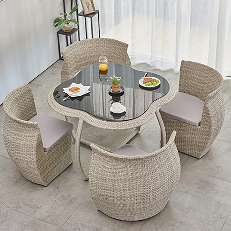 Garden Furniture cane rattan wicker patio set garden table set outdoor garden furniture set
