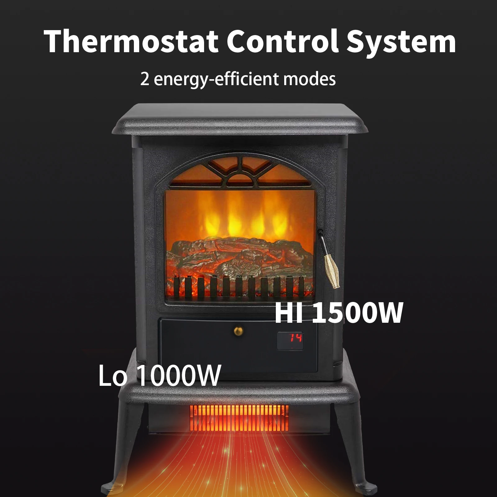 Chinese Manufacturer Indoor Decorative Decor Flame Resin Electric Fireplace with Remote Control