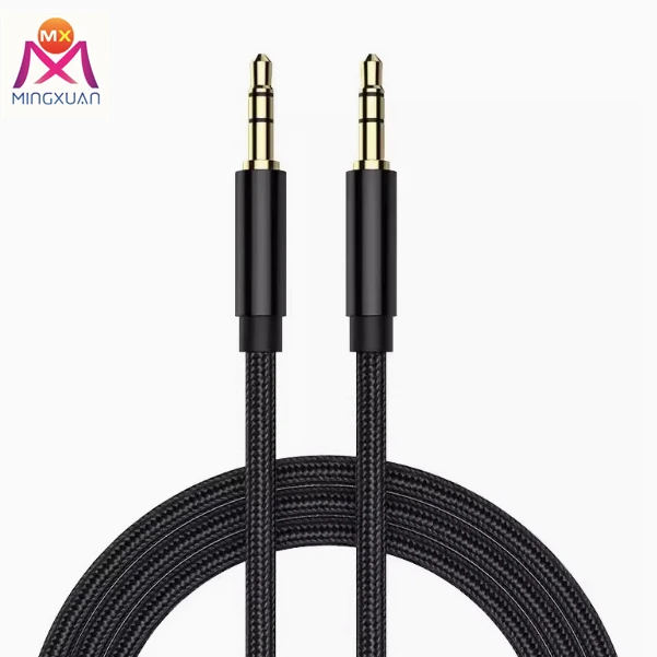 3.5mm audio cable Male to female Computer headphone audio speaker cable Pure copper copper wire Car car dual head