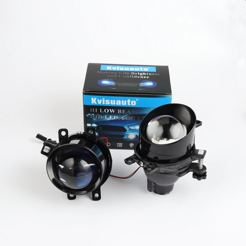  CQL KVISUAUTO синие линзы Hid противотуманная фара 3 0 дюйма с ксеноновой лампой D2H H11 для