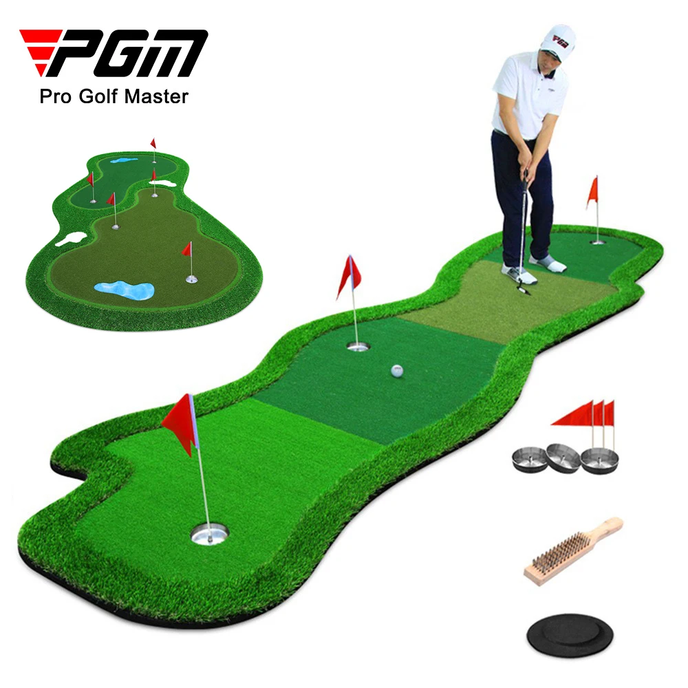 PGM GL015-1 custom indoor mini golf putting green multi speed practice putting golf green