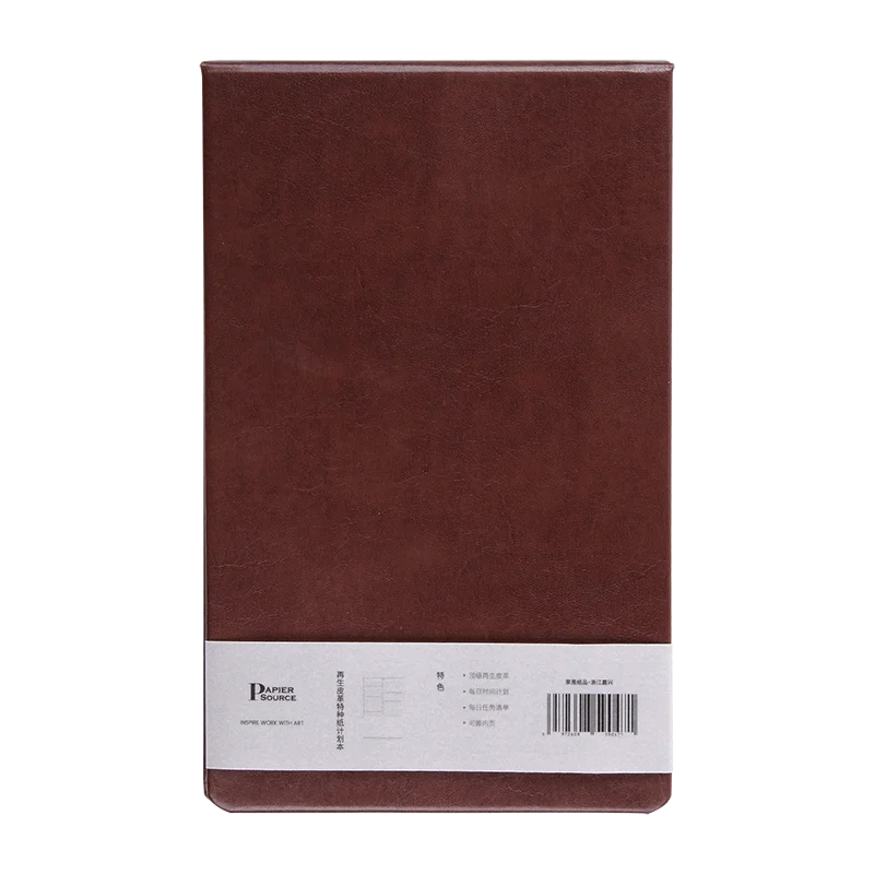 New Trend OEM Weekly Organizer Agenda Manufacture Leather-faced Schedule Notepad