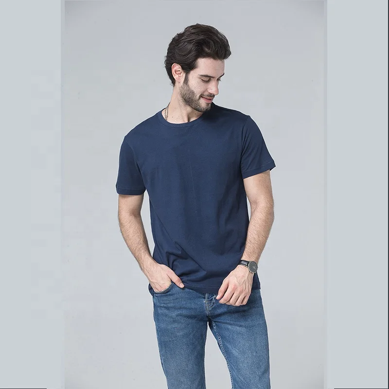 Wholesale 100% Premium Cotton T-shirt Custom Logo Print T Shirt Blank 100% Preshrunk Cotton T-shirts