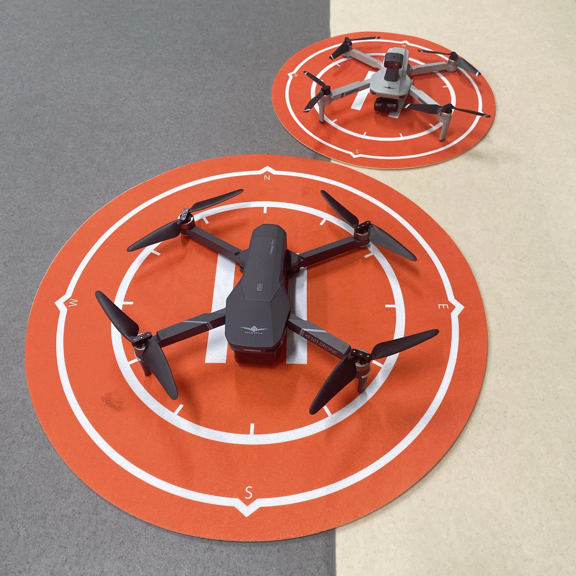 Drone landing Pad 40CM 60CM drone coordinate pad apron foldable Waterproof double sides drone landing pad