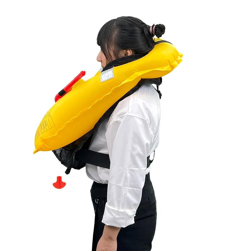 Eyson Fast Shipping 150N CE Approval Marine Inflatable Life Jacket Vest