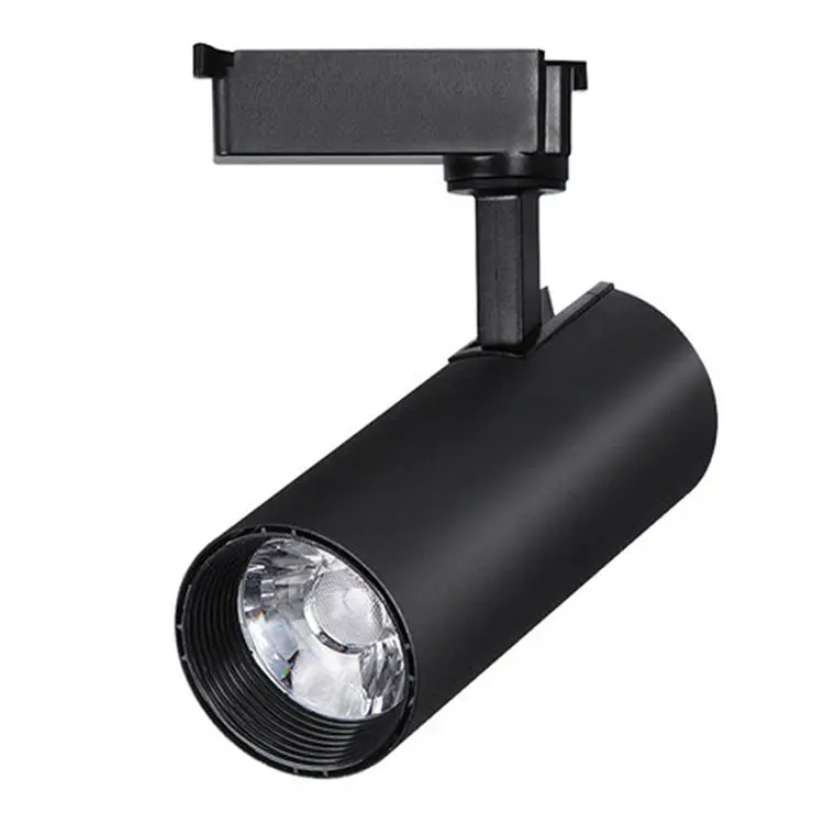 Aluminum Adjustable Dimmable COB Spot Light for Studio Showroom Shop Customizable  LED Track Light