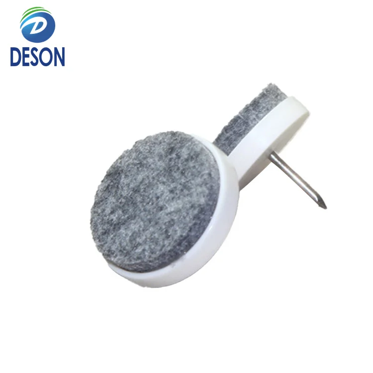 Deson Prevent Scratches Chair Leg caps Furniture Protection Cover Felt Furniture Pads With Nail for Wood Floor Protection