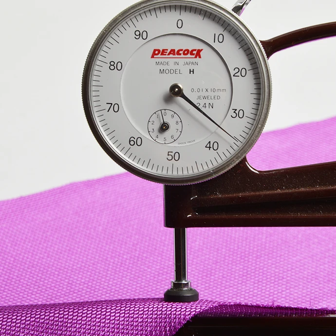 110GSM reflective surface polyester mesh fabric for pencil case