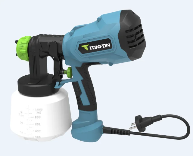 Brushless 1000ML HVLP Home Paint Sprayer Flow Control Spraying and Clean Cordless Electric Spray Painting Gun DIY 10A2302 CN;JIA