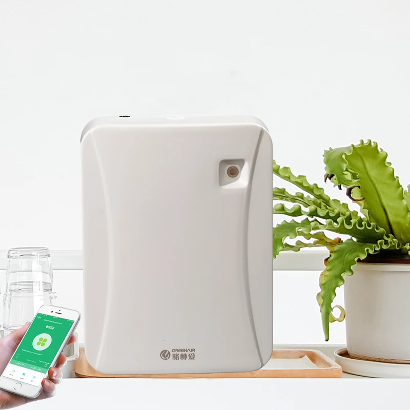 electric commercial scent oil diffuser machine smart essential oil diffuser hotel air freshener scent diffuser machine