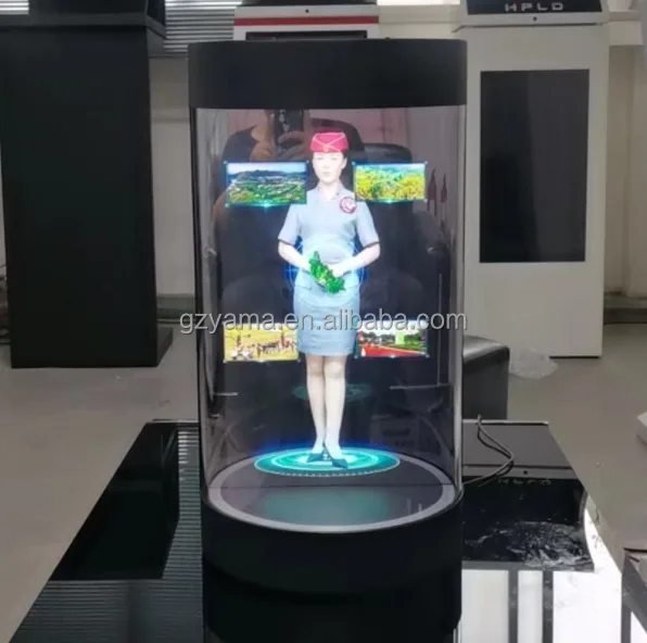 hologram projector 360 holographic display hologram cylinder