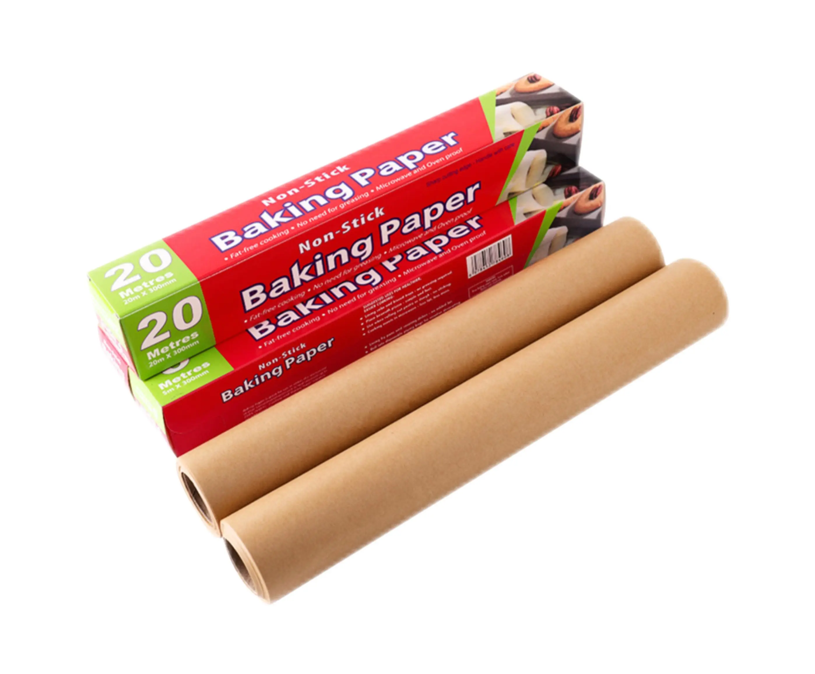 Custom 38cmx50m fats and heat resistance reusable professional food grade silicone parchment baking paper in jumbo roll