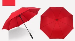 30'x8k Big size low MOQ straight umbrella with logo print custom golf umbrella