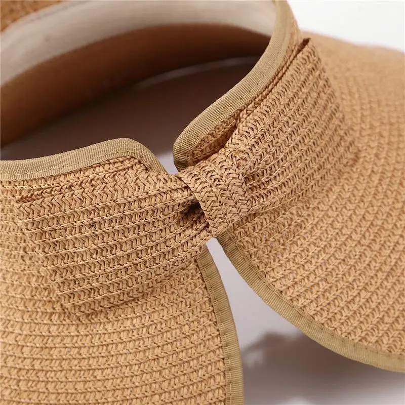 
Foldable Sun Visor Hats For Women Summer Wide Brim Hat UV Protection Cap 