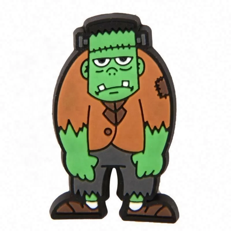 Anime custom Halloween Horror Sally Jack Killer scream The Nightmare Before Christmas Cartoon clog Charms Pvc Decoration Buckle