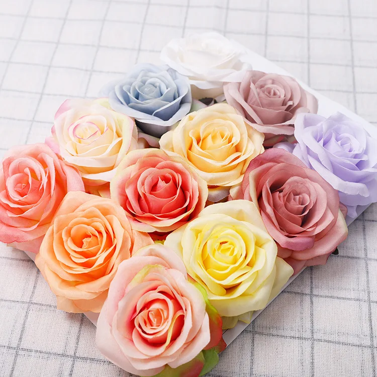 Artifical Eternel Rose Wholesale Wedding Decoration Silk Single Fake Eternal Plastic Forever Rose Artificial Flower