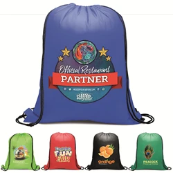 Hot Sale Customized Bob Rasta Photo Fashion Backpack Drawstring Gift Bag