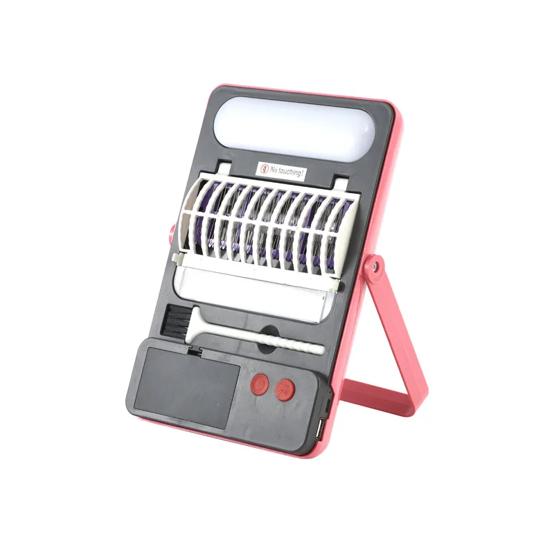 Wholesale price High efficiency mosquito killer lamp Solar charging Mobile mosquito killer lighting Mobile phone charging