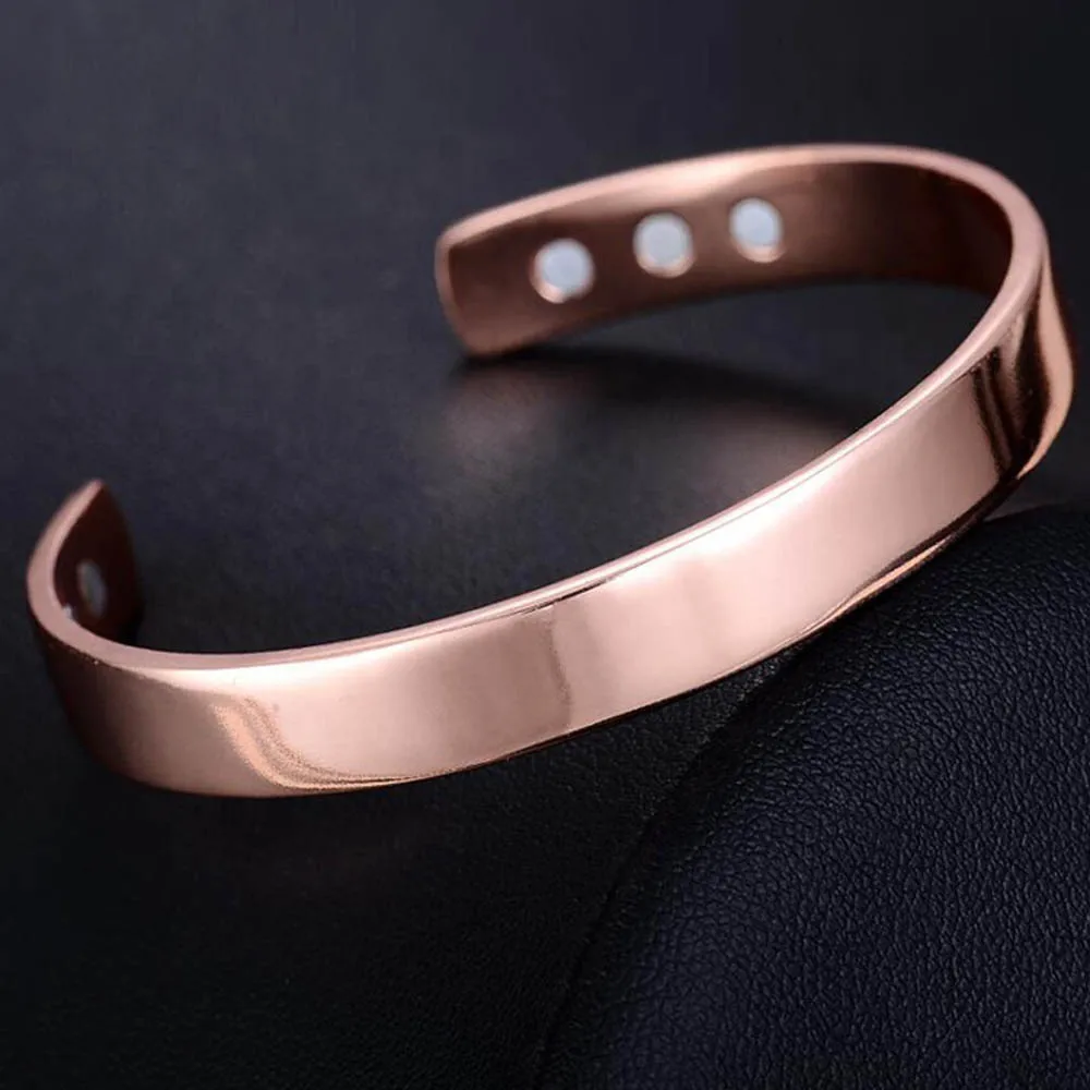 copper bracelet bio magnetic pure copper magnetic link bracelet