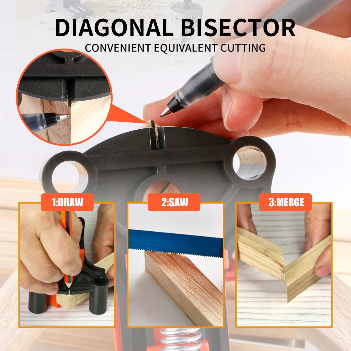 Clamp Set 60/90/120 Degrees Corner Clamp Wood Angle Clamps Woodworking Frame Corner Holder Woodworking Hand Tool