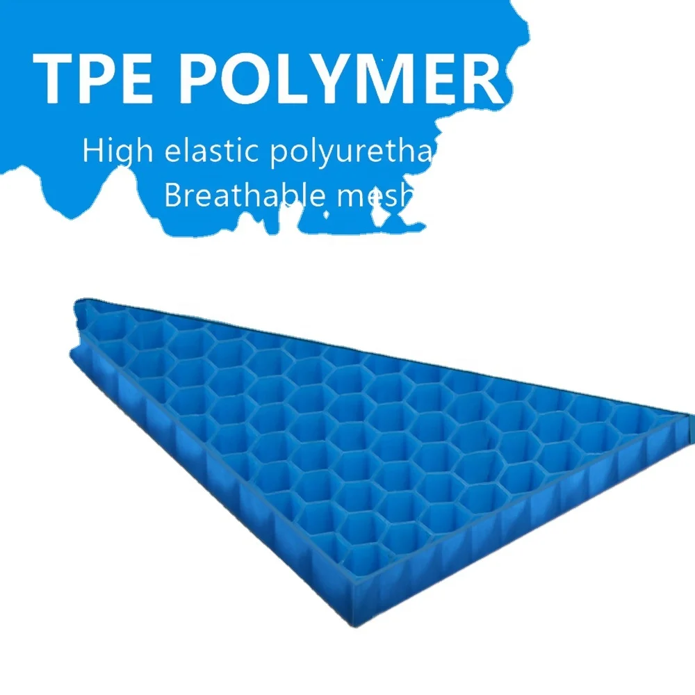 
materials king silicone matrix pad thermoplastic elastomer material tpe gel bed topper 2021 cooling mattress 